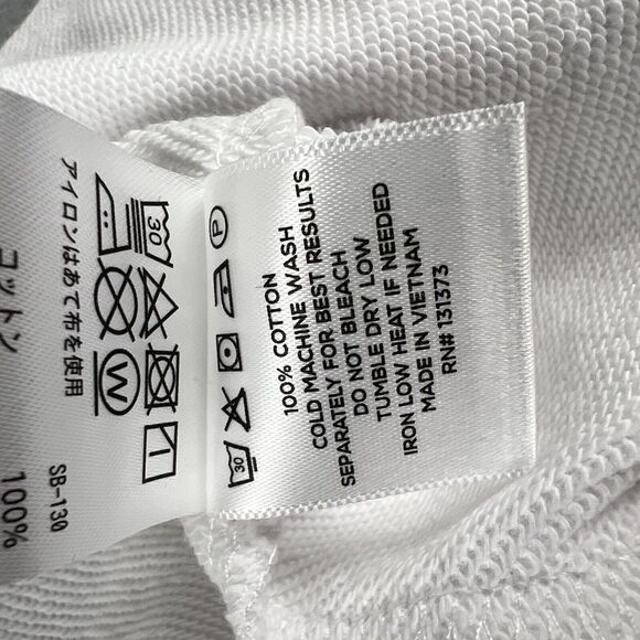 NWT Saturdays NYC White Ditch Handshake Long Sleeve‎ Pullover Hoodie Men’s Small - Picture 14 of 16